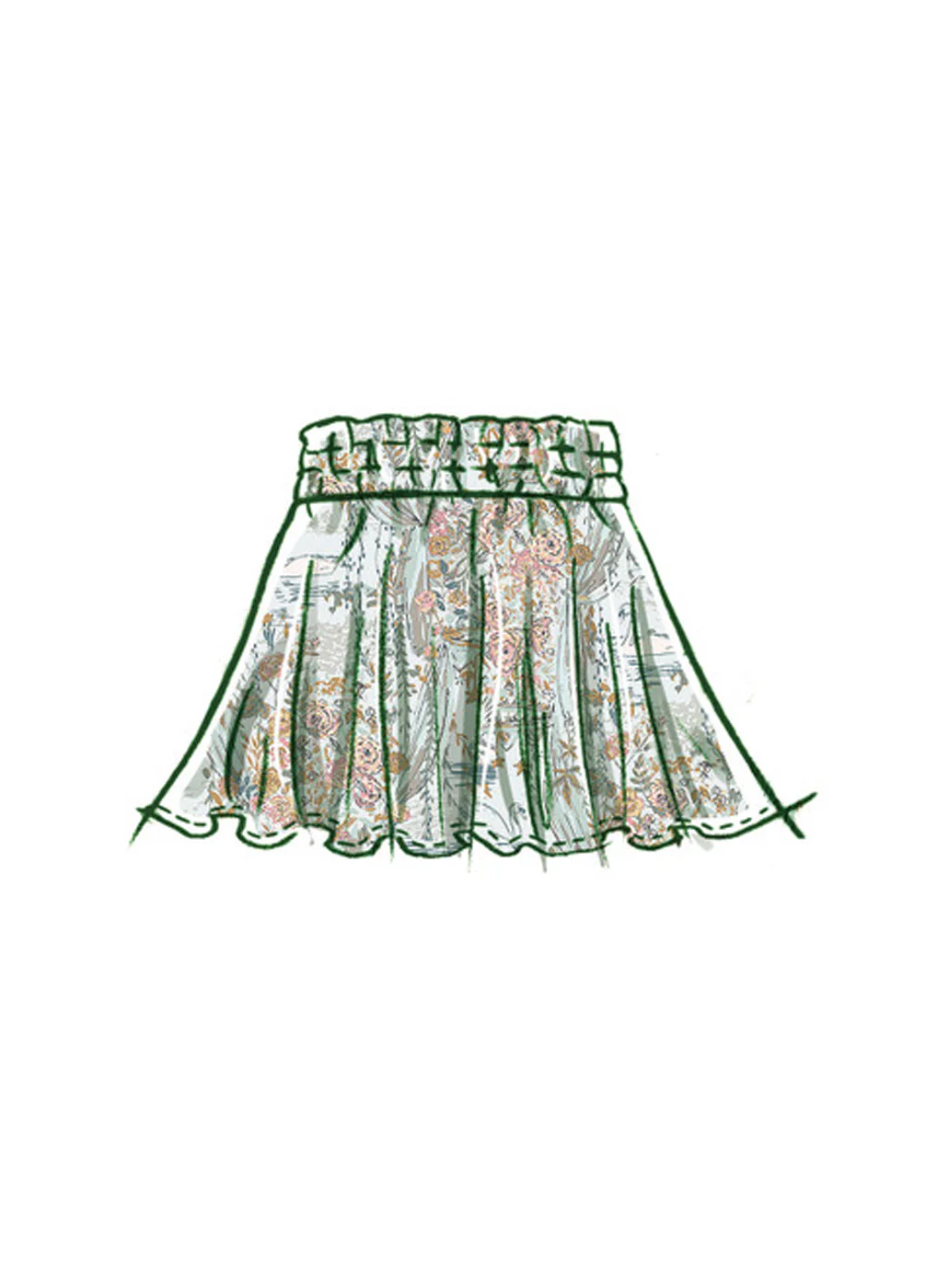Patron de hauts et jupes pour enfants, McCall's 8373 – Image 4