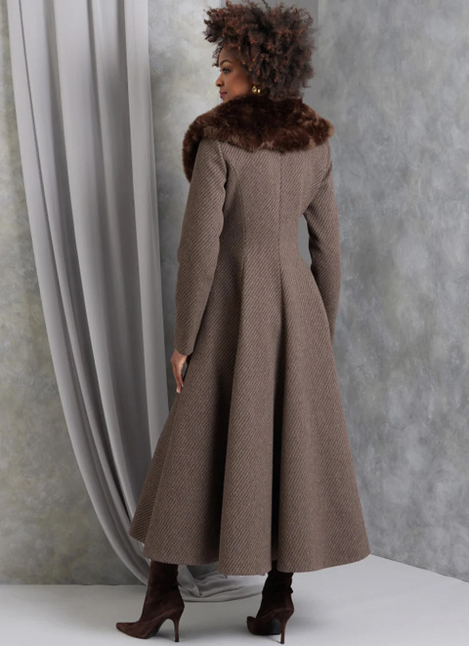 Patron de manteau doublé Vogue 1971 – Image 6