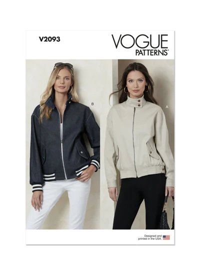 Patron de vestes zippée Vogue 2093 – Image 8