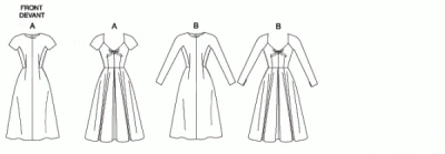 Patron couture femme, patron de robe vintage Vogue 1084 – Image 7