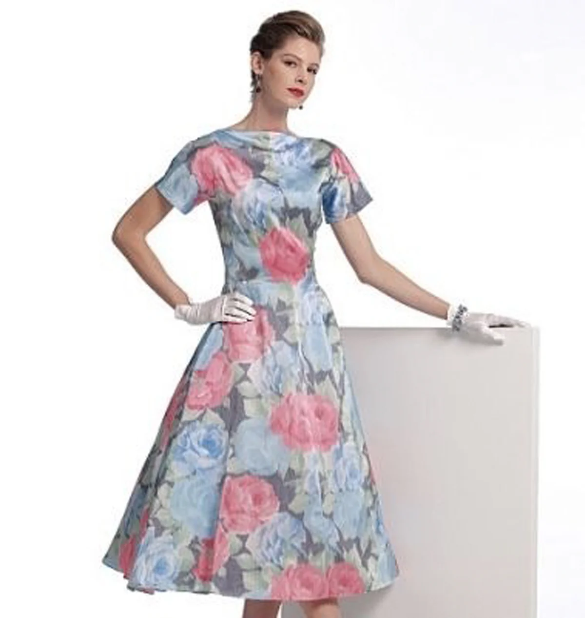 Patron couture femme, patron de robe vintage Vogue 1084 – Image 2