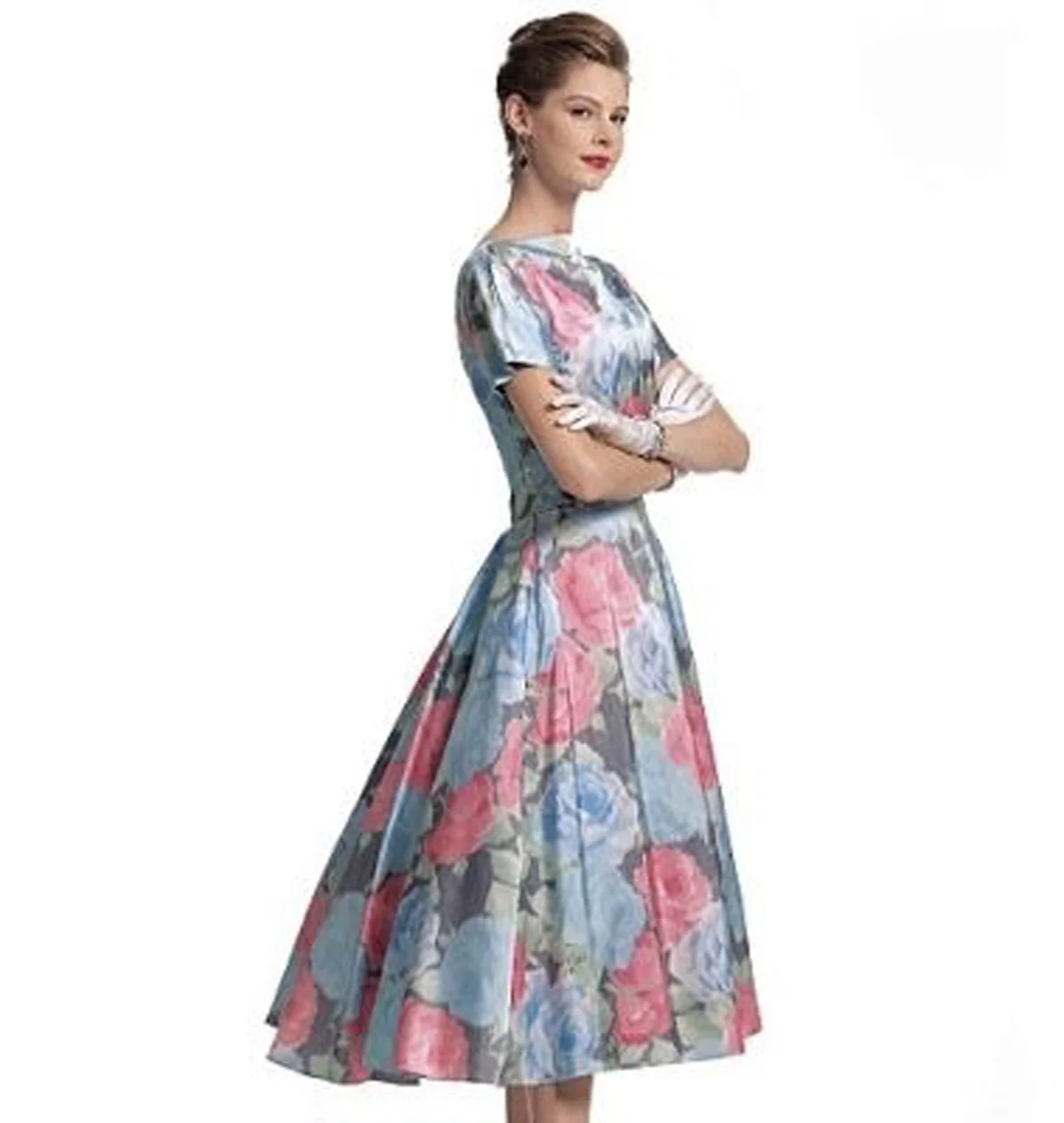Patron couture femme, patron de robe vintage Vogue 1084 – Image 3