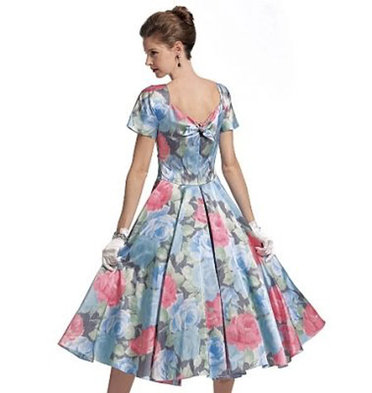 Patron couture femme, patron de robe vintage Vogue 1084 – Image 4