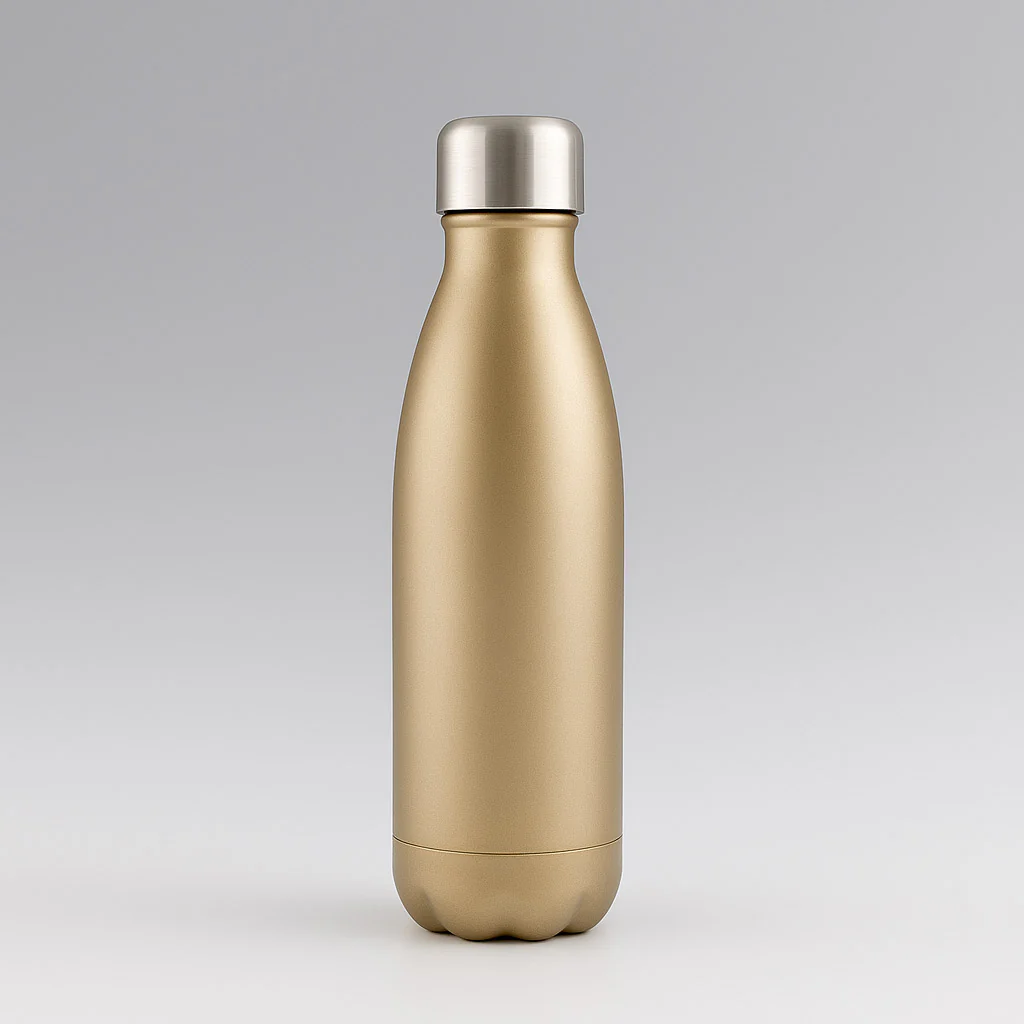 Bouteille Isotherme 500 ml à Personnaliser (Blanche, Dorée ou Argent) – Image 7